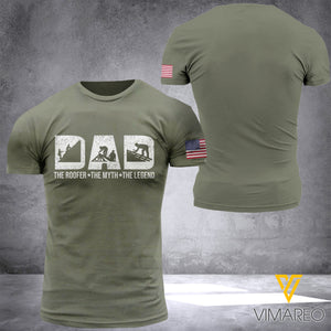 ROOFER TSHIRT 3D PRINTED APR-MQ13