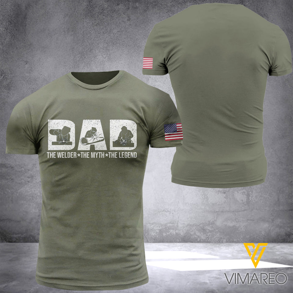 WELDER TSHIRT 3D PRINTED APR-MQ13