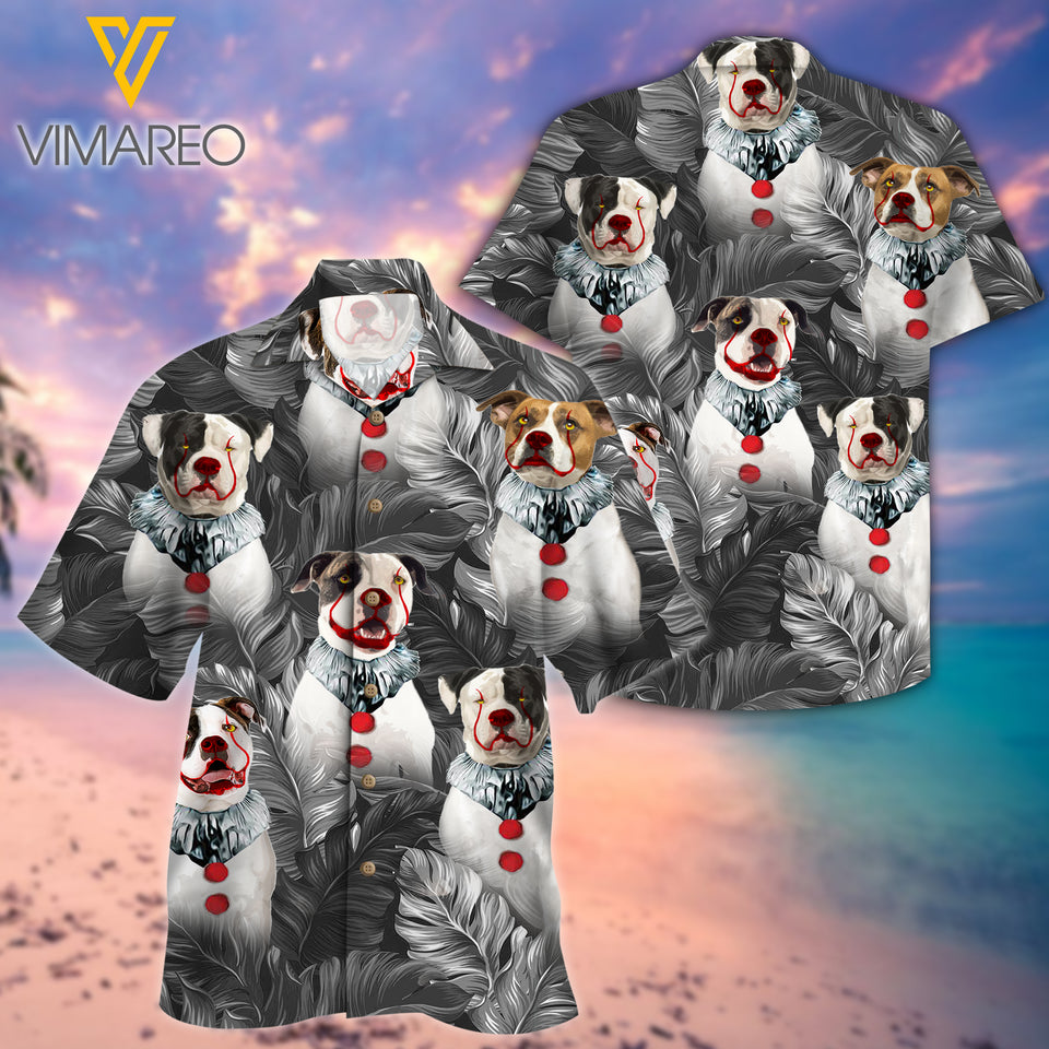 Pitbull Dog 3D Printed Mens Shirt AUG-HQ21