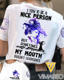 November Girl Try To Be A Nice Person But Sometimes Mouth Doesn't Cooperate TSHIRT PRINTED SEP-LN10