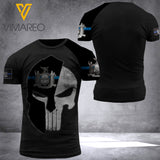 NEW YORK THIN BLUE LINE TSHIRT 3D PRINTED APR-QH29