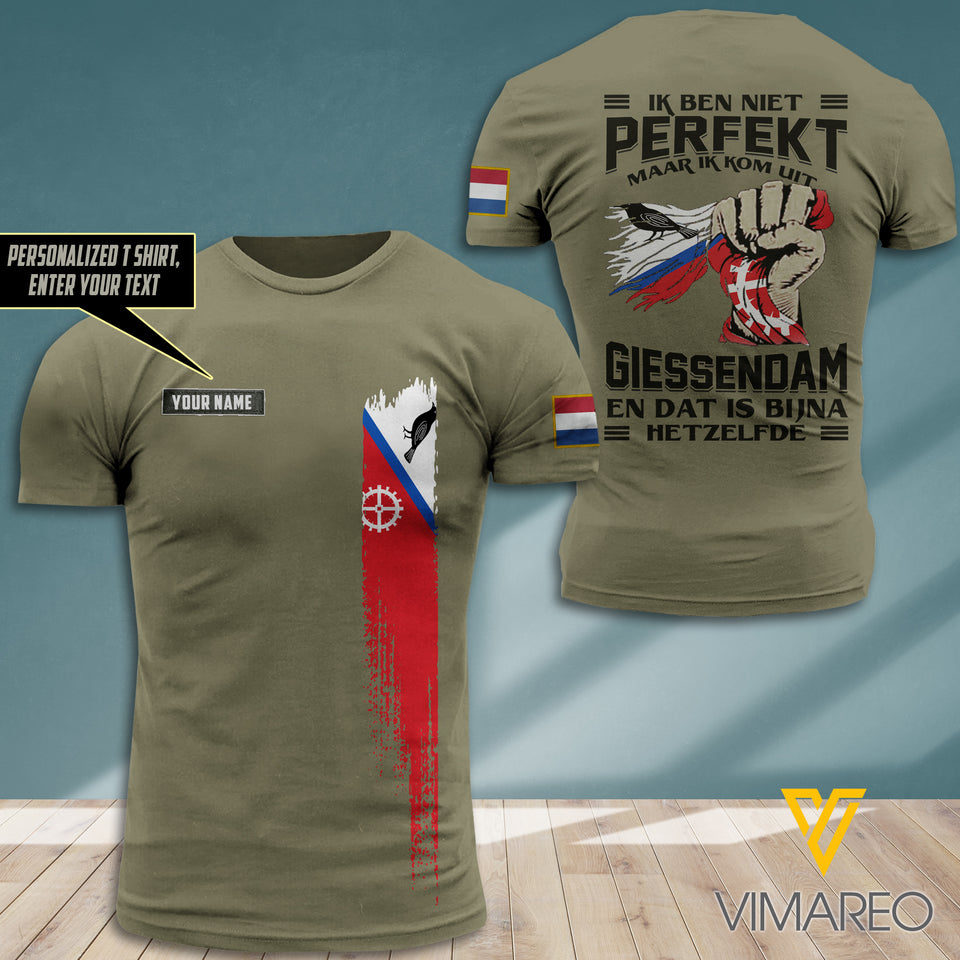 PERSONALIZED Hardinxveld-Giessendam TSHIRT 3D PRINTED JUL-LN24