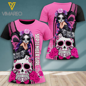 SEPTEMBER GIRL TSHIRT 3D PRINTED SEP-MQ30