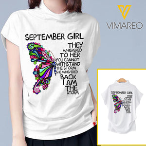 September Girl Turtleneck Short Sleeve Tshirt JUE-MQ08