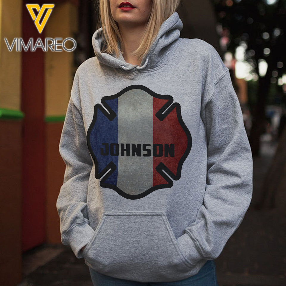PERSONALIZED FRANCE HOODIE 3D PRINTED AUG-LN18