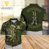 Finland Veterans POLO SHIRT 3D PRINTED JUL-MQ23