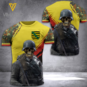 Saxony CAMO TSHIRT 3D PRINTED JUL-MQ15