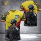Thuringia CAMO TSHIRT 3D PRINTED JUL-MQ16