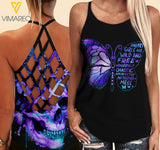 KHMD JANUARY GIRL Criss-Cross THICK THIGHS Tank Top Legging