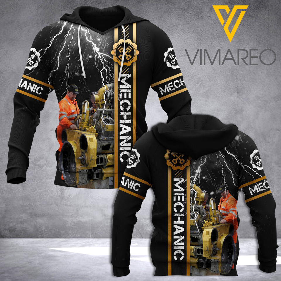 LKH MECHANIC HOODIE 3D PRINTED HVQ2302
