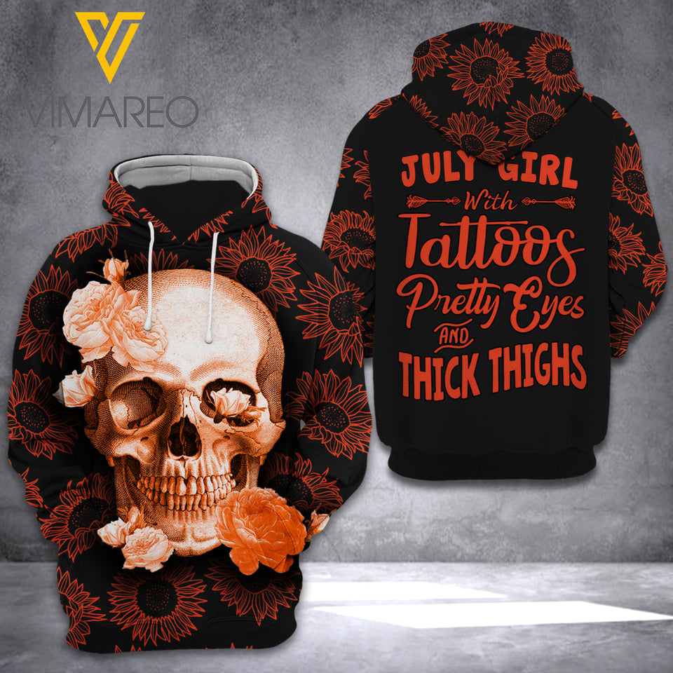 KHMD JULY GIRL THICK THIGHS HOODIE 3D PRINTED 1205
