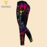 KHMD MAMA BEAR Criss-Cross Tank Top Legging