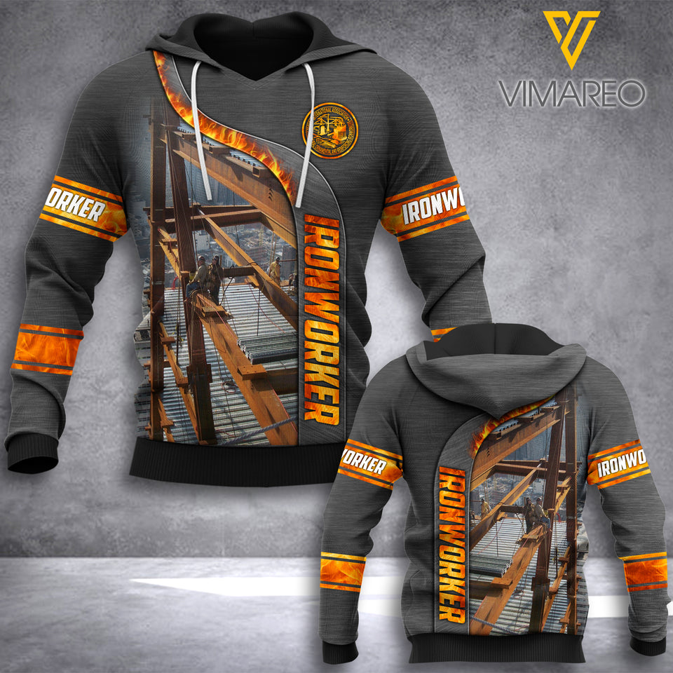 LKH IRONWORKER HOODIE 3D PRINTED PDT0502