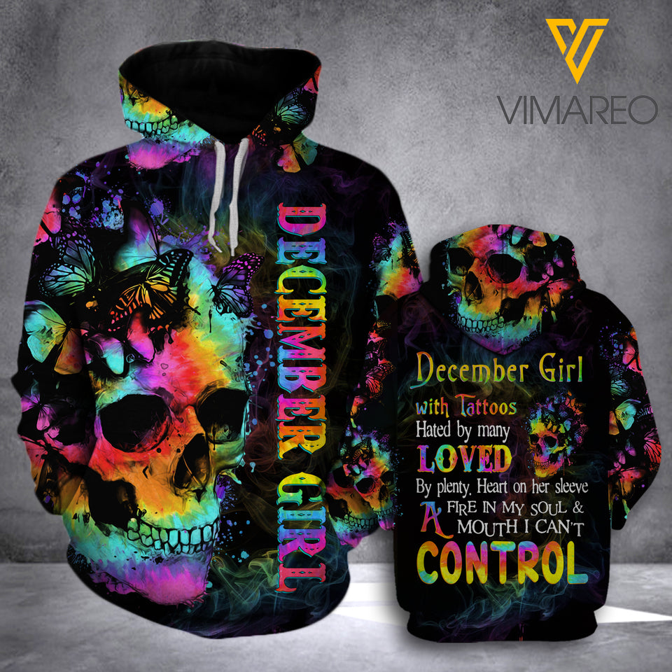 LKH DECEMBER GIRL CONTROL HOODIE 3D PRINTED HTQ0103