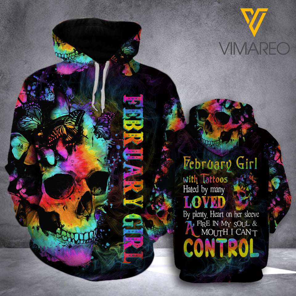LKH FEBRUARY GIRL CONTROL HOODIE 3D PRINTED HTQ0103