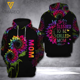 LKH BLESSED TO BE CALLED MOM HOODIE 3D PRINTED