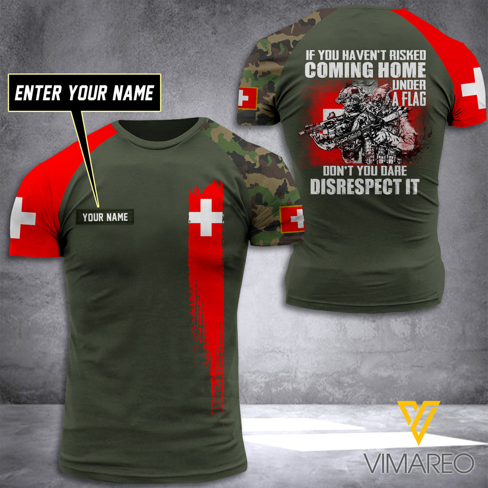 KHMD Customized coming home SWISS 3D Printed Shirt 0604