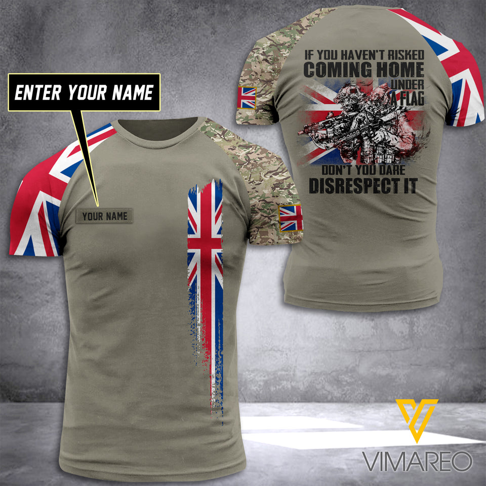 KHMD Customized coming home UK 3D Printed Shirt 0604