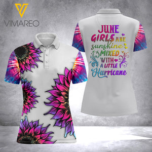 KHMD JUNE GIRL POLO SHIRT 3D PRINTED 1205