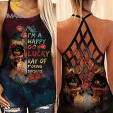 KHMD SUNSHINE Criss-Cross CHAOTIC Tank Top Legging