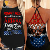 KHMD AUGUST GIRL Criss-Cross THICK THIGHS Tank Top Legging