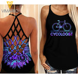 KHMD CYCOLOGIST Criss-Cross Tank Top 1304