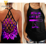 Gym Lover Criss-Cross Open Back Camisole Tank Top 3 style ZA1503