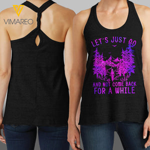 Go Hiking Ladies Cosmic Twisted Back Tank
