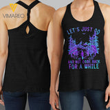 Go Hiking Ladies Cosmic Twisted Back Tank