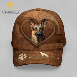 GERMAN SHEPHERD DOG MOM PEAKED CAP 3D