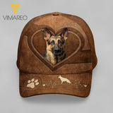 GERMAN SHEPHERD DOG MOM PEAKED CAP 3D