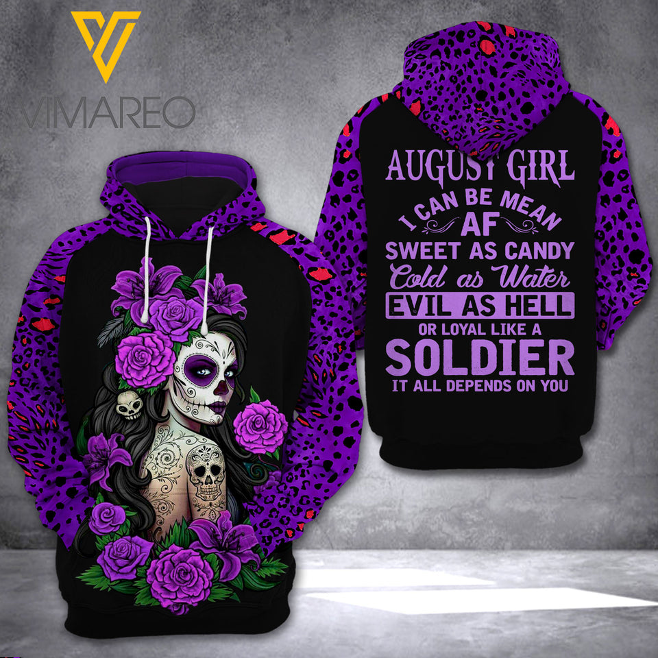 AUGUST GIRL HOODIE 3D PRINTED LC