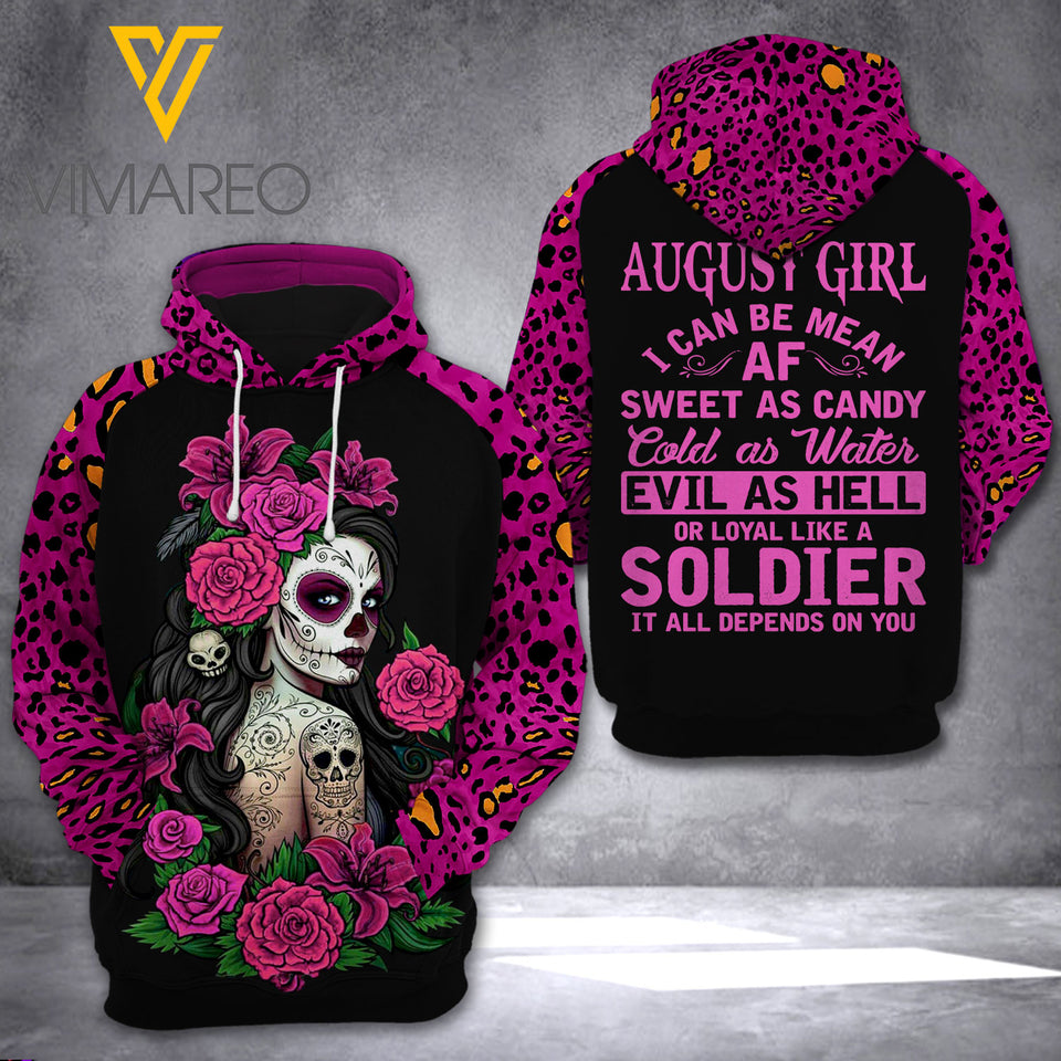AUGUST GIRL HOODIE 3D PRINTED LC