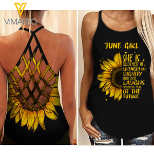 JUNE GIRL CRISS-CROSS TANK TOP