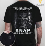 SKULL MAN T-SHIRT 3D PRINTED