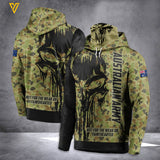 AUSTRLIAN ARMY MASK HOODIE 3D PRINTED