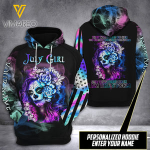 JULY GIRL CUSTOMIZE HOODIE 3D PRINTED