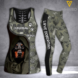 DOBERMAN DOG TANK+LEGGING 3D PRINTED