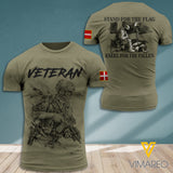 PERSONALIZED DENMARK VETERAN T-SHIRT