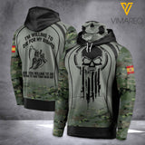 SPANISH SOLDIER MASK HOODIE 3D PRINTED