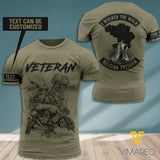 PERSONALIZED BELGIUM VETERAN T-SHIRT