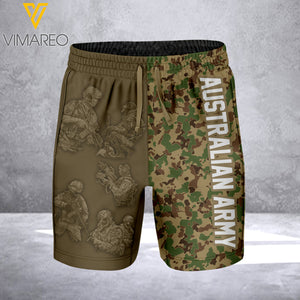 AUSTRALIAN ARMY CAMO SHORT 3D PRINTED