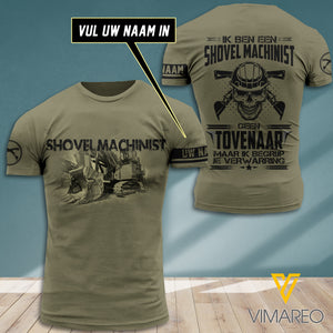 SHOVEL MACHINIST CUSTOMIZE T-SHIRT