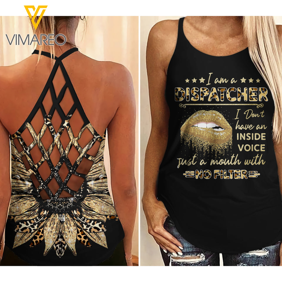 DISPATCHER CRISS-CROSS TANK TOP