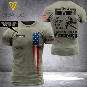IRONWORKER CUSTOMIZE T-SHIRT
