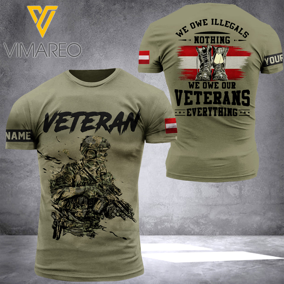 AUSTRIA VETERAN CUSTOMIZE T-SHIRT