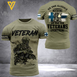 FINLAND VETERAN CUSTOMIZE T-SHIRT