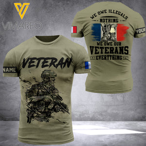 FRENCH VETERAN CUSTOMIZE T-SHIRT