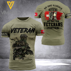 SWISS VETERAN CUSTOMIZE T-SHIRT
