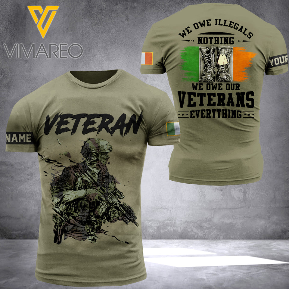 IRELAND VETERAN CUSTOMIZE T-SHIRT